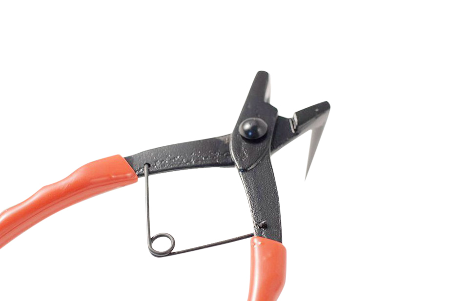 Selta Taiwan 90° Bent Snap Ring Retaining Circlip Pliers 1.5mm Tip for Motorcycle