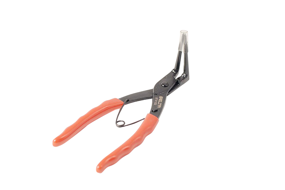 Selta Taiwan 90° Bent Snap Ring Retaining Circlip Pliers 1.5mm Tip for Motorcycle