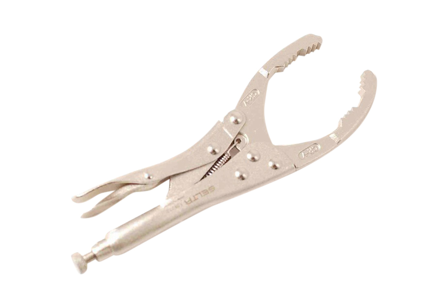 Selta Taiwan 9-1/2" Oil Filter Locking Clamp Plier Cap 2-1/8" to 4-5/8"(53-118mm)