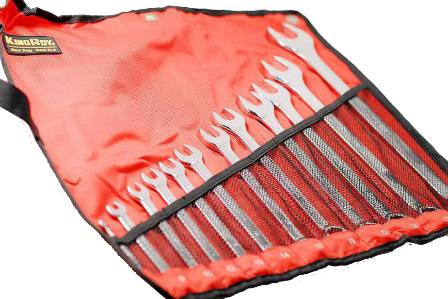 Industrial Quality Mirror Fully Polished Combination /Ring Open End Spanner Set:8pc/12pc/14pc/16pc/26pc