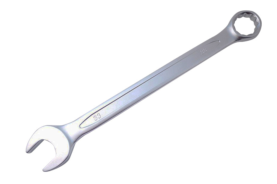 German Din Cr-V Jumbo Combination Ring Open Spanner Wrench Option:33,34,36,42,44