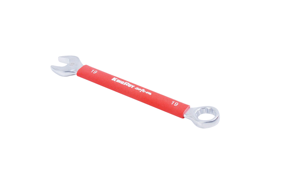 Industrial Quality Combination Ring Open End Spanner Soft-on Grip Handle