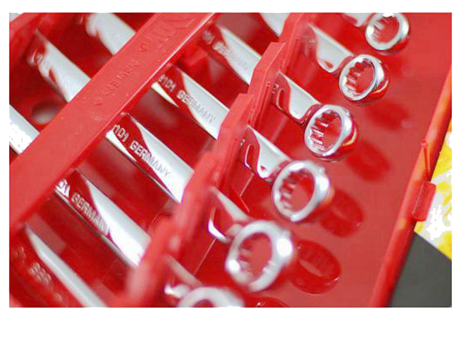 Combination / Ring Open End Spanner Wrench Metric/Imperial SAE/AF Set with Plastic Box