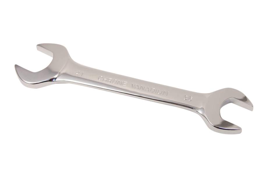 Double Open End Spanner Metric Wrench Mirror Polished: 6x7mm up to Jumbo 50x55mm