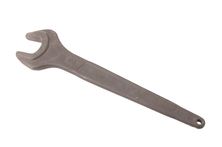 Cr-V Expert Single Open End Construction Spanner Head Angle 15 Degree Individual: 23-75mm