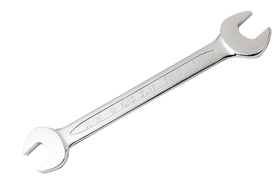Top Quality European Type Cr-V Double Open Spanner Wrench Imperial SAE/AF Option:1/4" to 1-1/8"