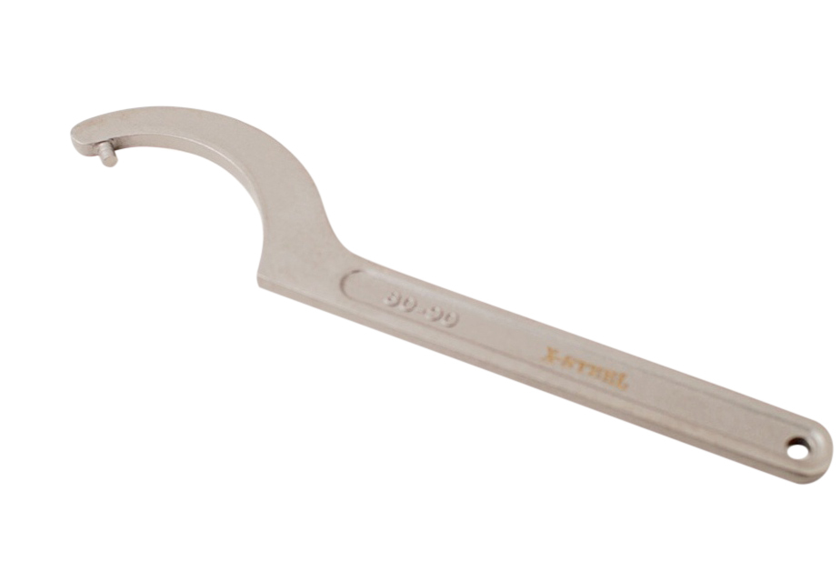 C Spanner Hook Wrench Needle Pin Slotted & Roller Bearing Nut Option:34-115mm