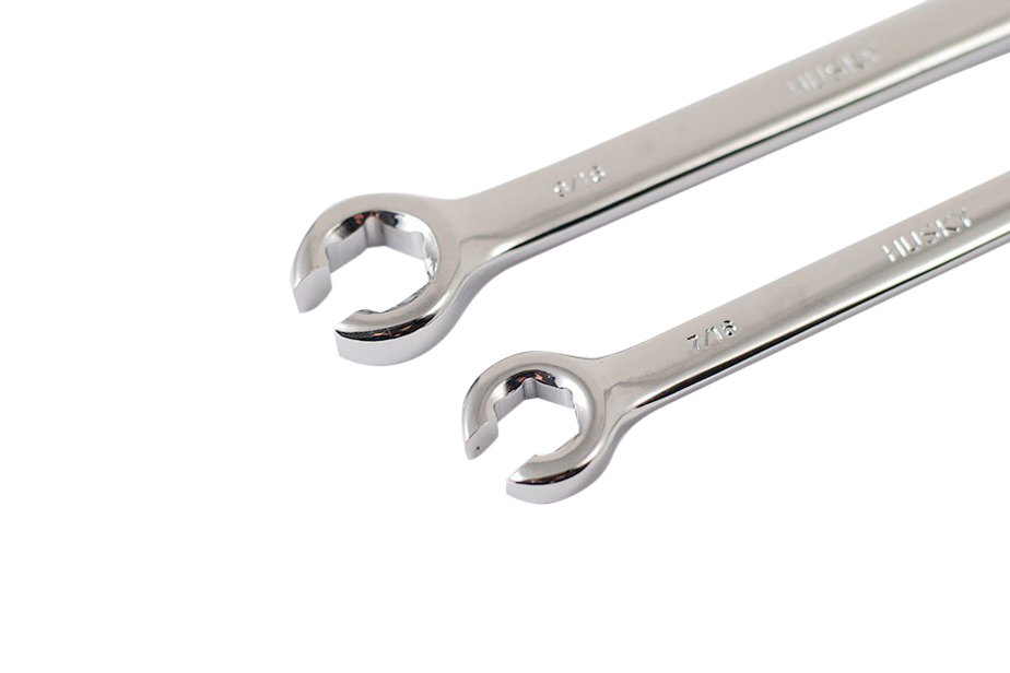 Cr-V Flare Nut Open Spanner Brake Pipe Wrench Metric & SAE/AF Imperial Individual