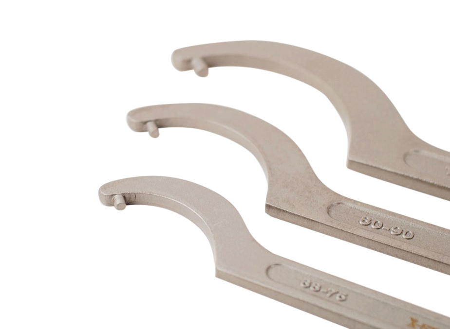 C Spanner Hook Wrench Needle Pin Slotted & Roller Bearing Nut Option:34-115mm