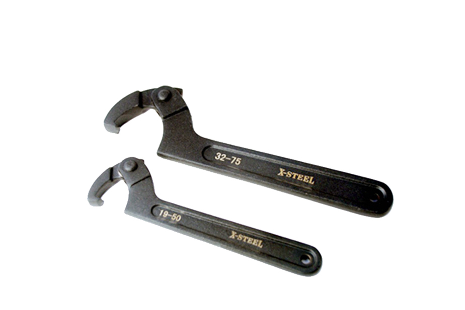 Adjustable Hook Wrench C Spanners for Slotted & Roller Bearing Nuts