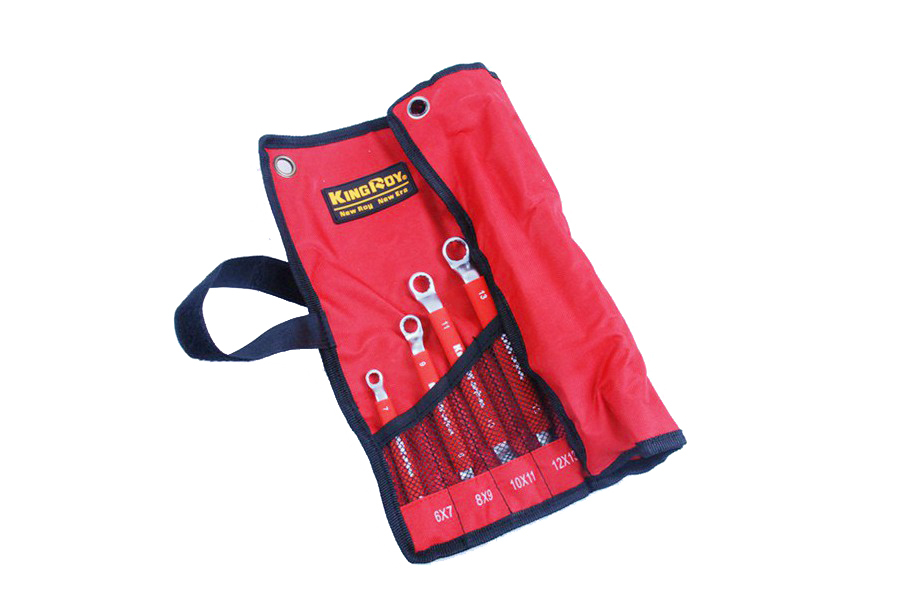 Double Offset Ring Spanner Wrench Set Metric with Softon Grip 8pc/12pc Set