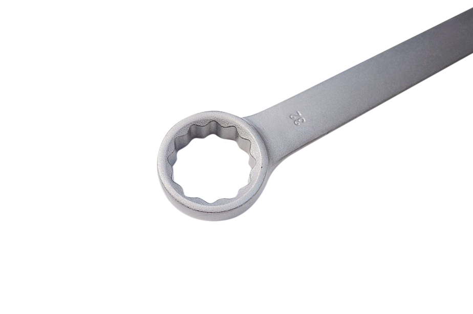 Industrial Construction Cr-V Flat Head Double Ring Spanner Wrench 27x30 or 30x32mm