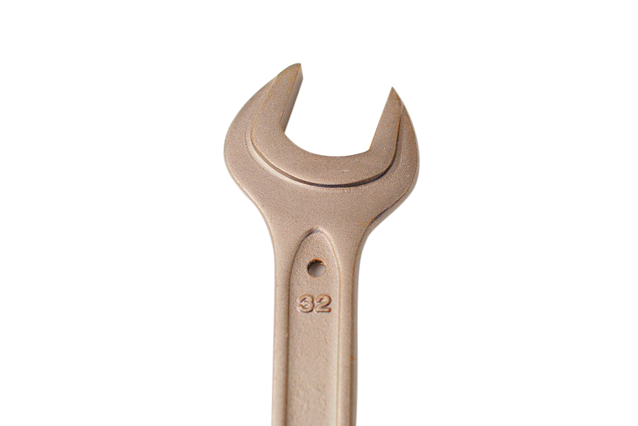 Industrial Construction Cr-V 895 Din Standard Double Open Spanner Wrench 30x32mm