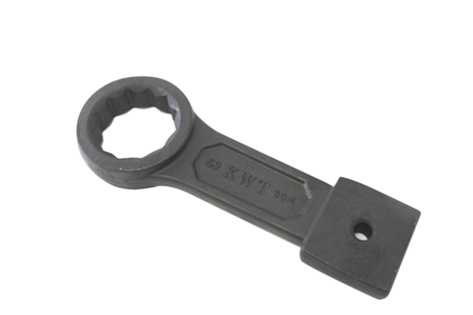 Industrial SCM Steel Slogging Impact Ring Spanner Option:22,60,63mm KWT Taiwan