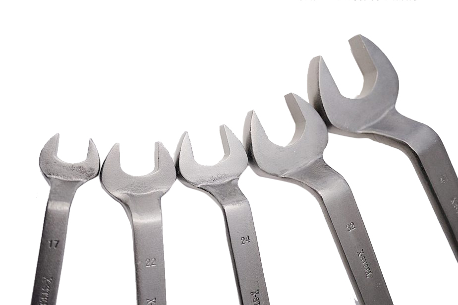 Single Podger Offset Open Spanner Construction Erection Wrench w Pin (17-55mm)