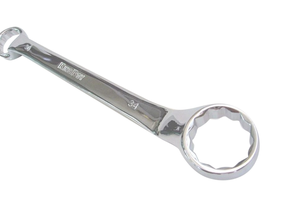 Double Offset Ring Spanner Mirror Polished Metric Individual Size: from 6x7mm-Jumbo 46x50mm