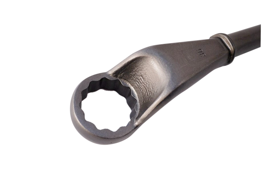 Offset Ring Spanner Box Wrench with Extension Clip End Option: Ring Wrench or Extension Tube