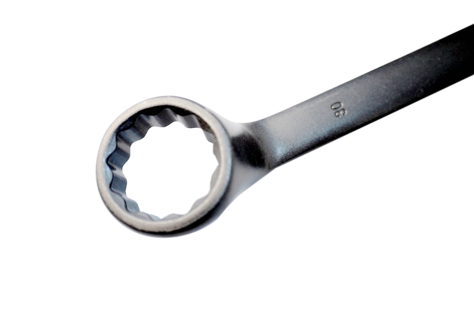 Industrial German DIN Standard Cr-V Double Offset Ring Spanner Wrenches 27x30mm