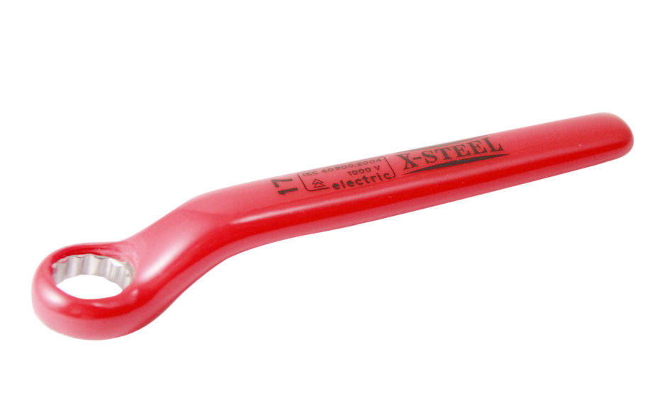 X-Steel Insulated Electrician VDE 12pc 6-32mm Offset Ring Spanner Wrenches
