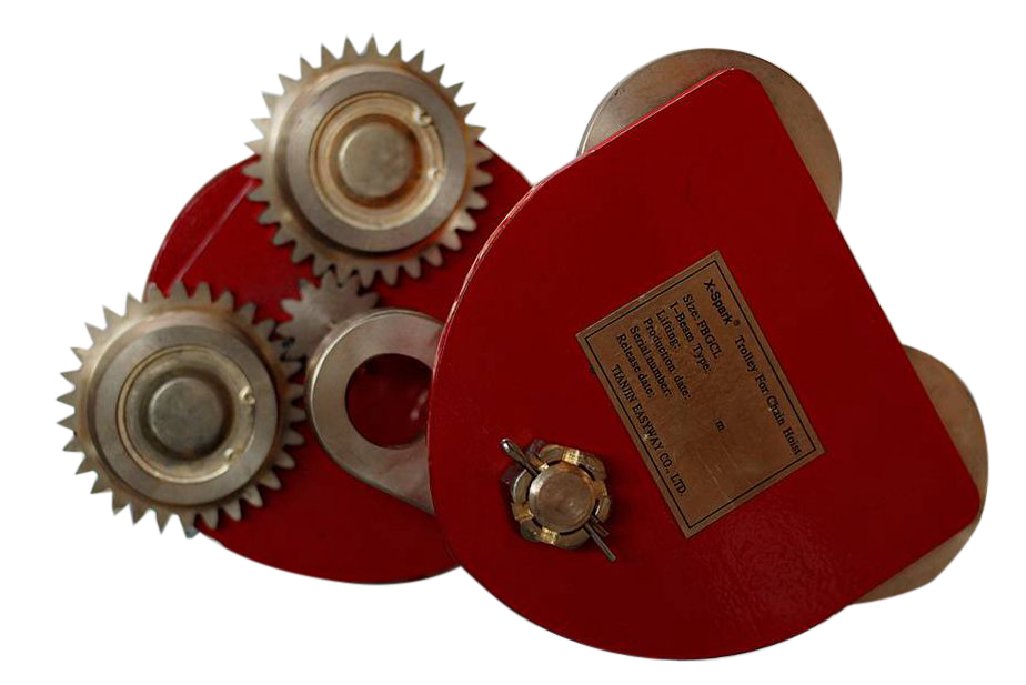 Non Spark Al-Br 2.5m Chain Hoist with Trolley Cap. 1 Ton ISO 9001 UKAS Certify
