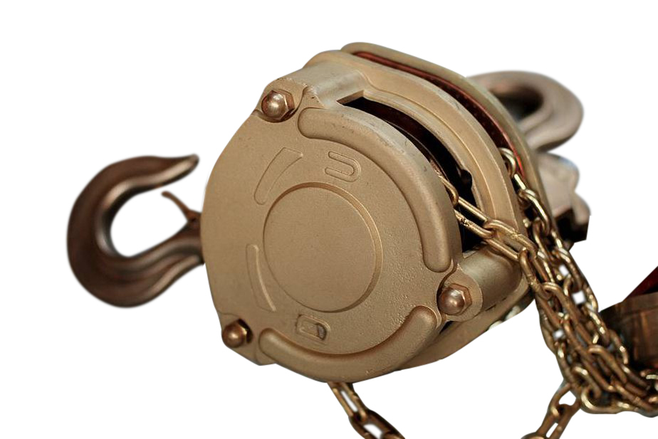 Non Spark Al-Br 2.5m Chain Hoist with Trolley Cap. 1 Ton ISO 9001 UKAS Certify