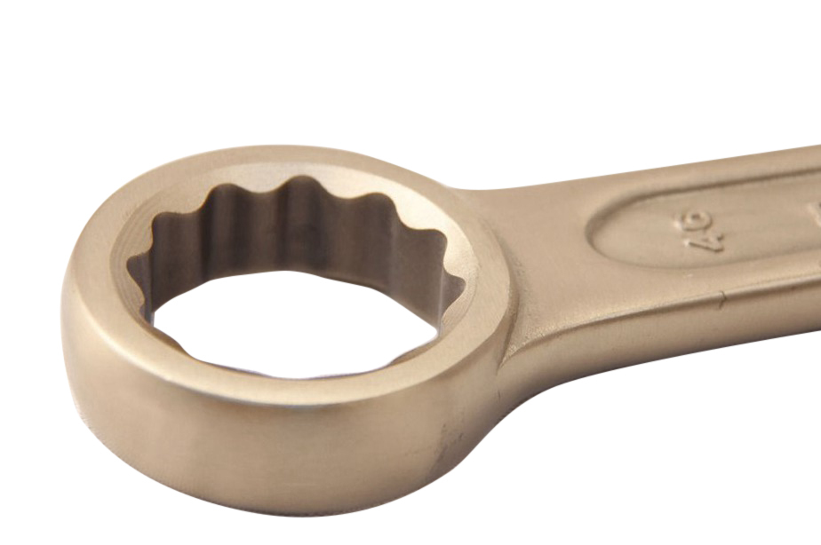 Spark Proof Non Sparking Al-Cu Slogging Striking Flogging Ring Spanner Certified