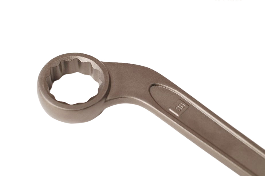 Industrial Heavy Duty Construction Single Bent Head Ring Spanner Box Wrenches