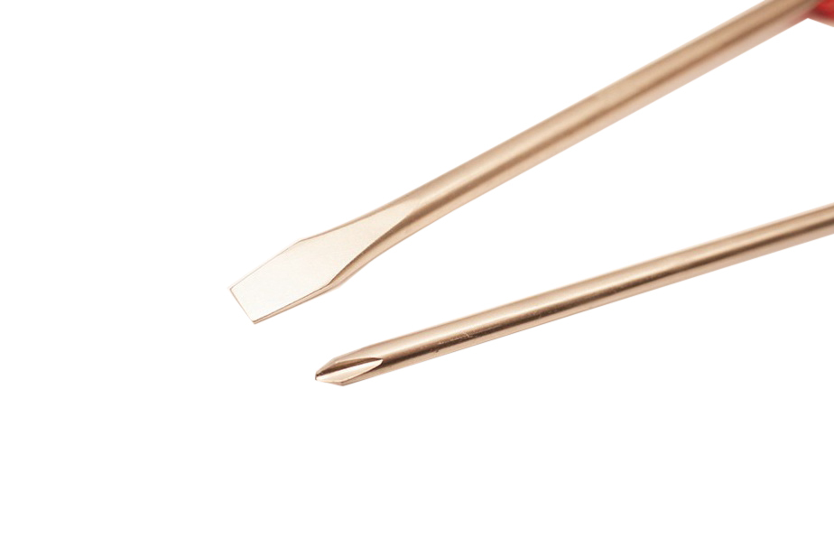 Spark Proof Non-Sparking Certified Al-Br Brass Screwdriver Option: Flat Phillip