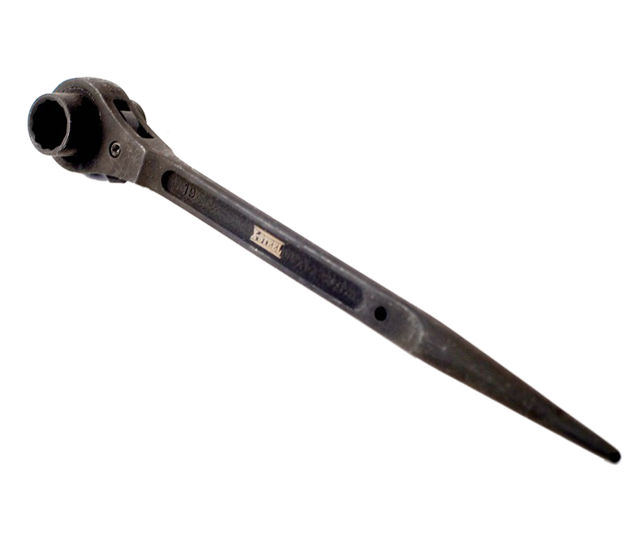 Professional Scaffold Double Socket Head Podger Ratchet Wrench Spanner