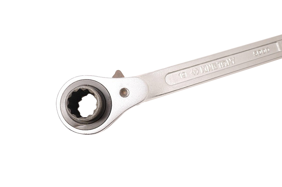 King Tony Cr-V Scaffold Podger Double Ratchet Socket Head Spanner Wrench