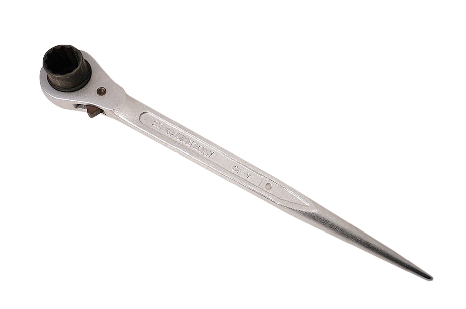 King Tony Cr-V Scaffold Podger Double Ratchet Socket Head Spanner Wrench