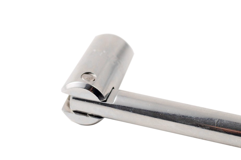 Scaffold Key Cr-V Bi-Hex 7/16 Whitworth (20.83mm) Spanner Steel Socket Scaffolder 230mmL Handle