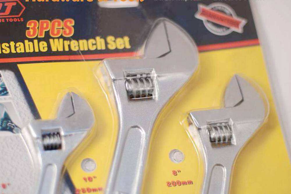 Adjustable Wrench Shifter 3pc Set: 6",8",10"
