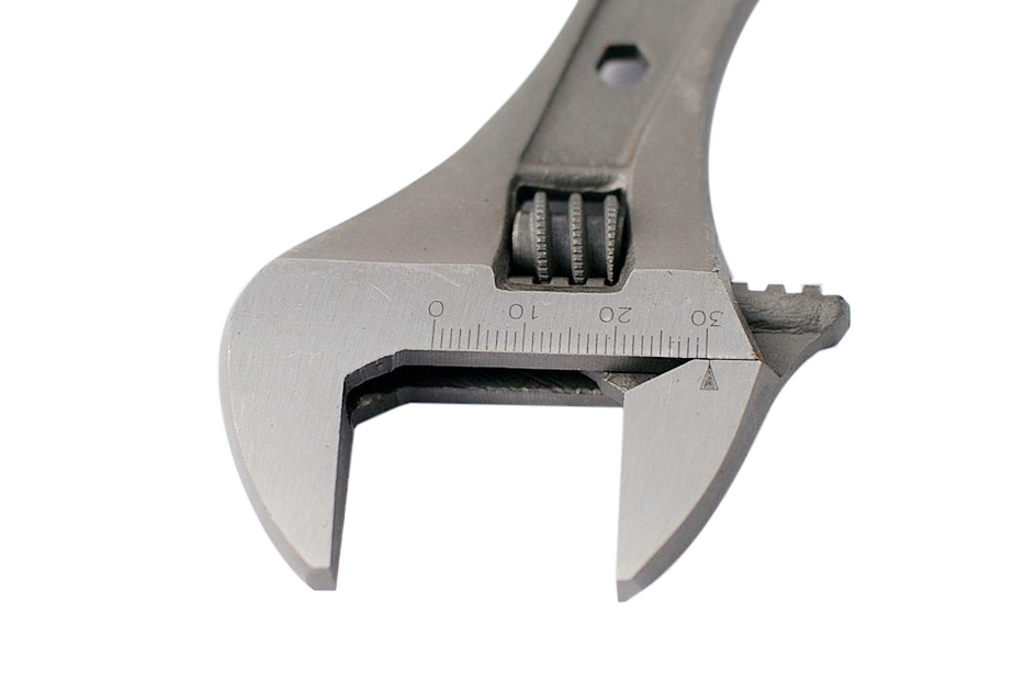 Adjustable Wrench Shifter Wide Open Jaw with Hex Spanner