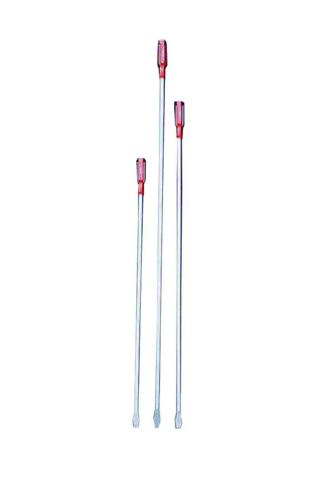 Jumbo Screwdriver Go-Through Shaft Flat Slotted Pry Bar Option:16"- 40"