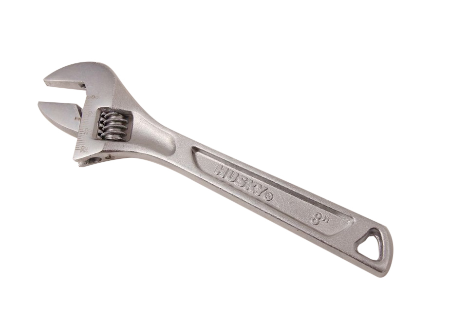 Husky 8"/200mm Double Speed Adjustable Wrench Spanner Shifter 31mm Extra Wide Jaw