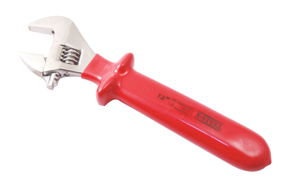 Insulated Electrician VDE Adjustable Wrench Shifter Option: 8"/10"/12"