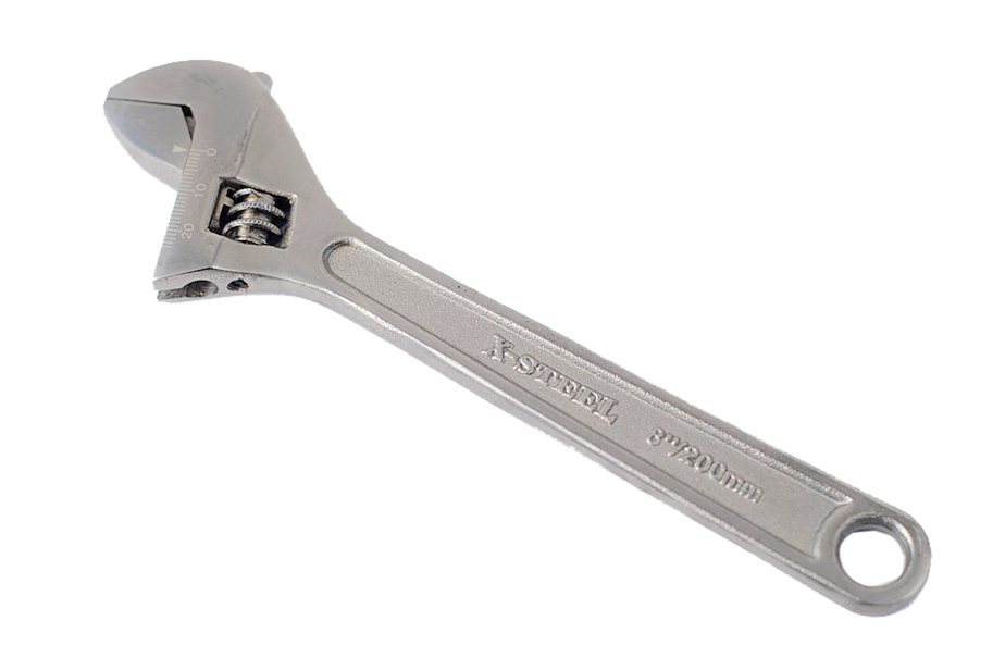 Expert Cr-V Black Nickle Plated Adjustable Wrench Shifter