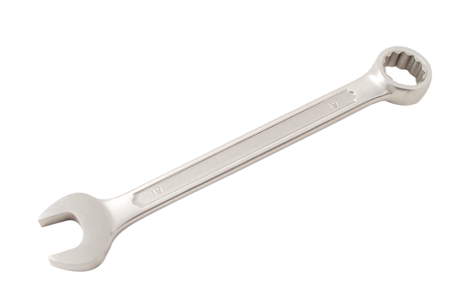 304QF INOX Stainless Steel Combination Ring Open Spanner Wrench Option: 8-36mm
