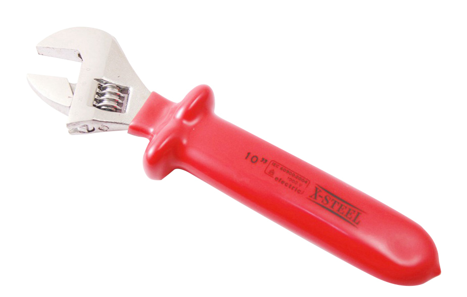 Insulated Electrician VDE Adjustable Wrench Shifter Option: 8"/10"/12"