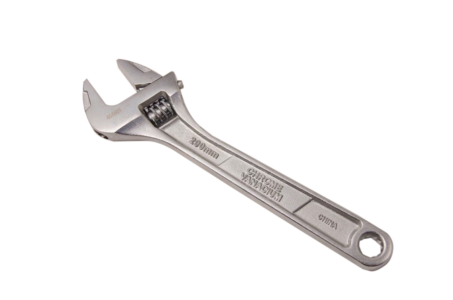 Kobalt 8" Cr-V Steel Adjustable Wrench Spanner Shifter Max. 30mm Open Wide Jaw