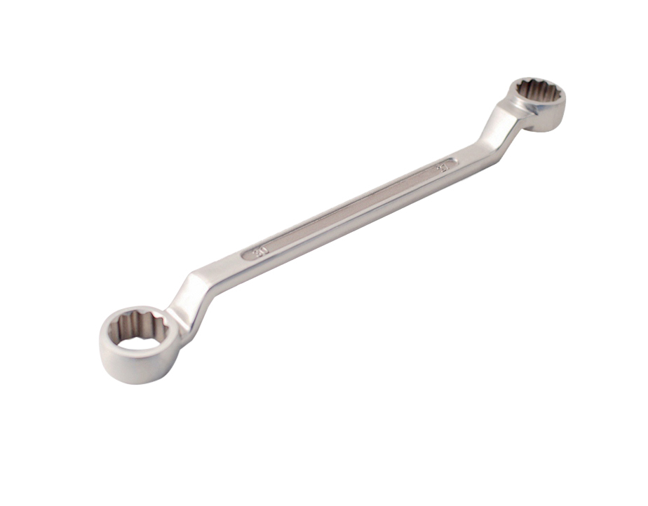 304QF INOX Stainless Steel Double Offset Ring Spanner Wrench 27x30mm