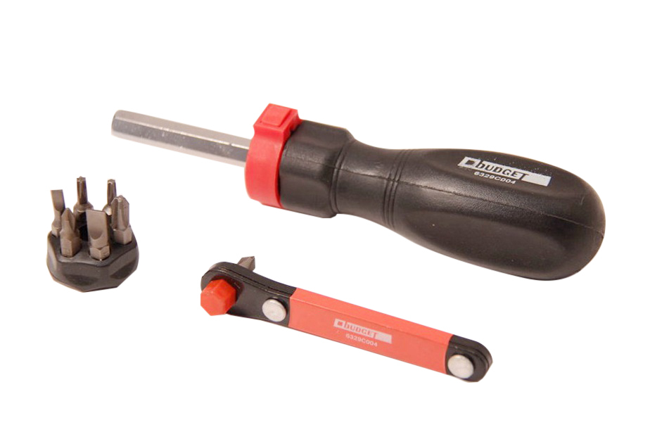 180 to 270mm Telescopic Long Reach Screwdriver & Stubby Driver Handle 7-in-2