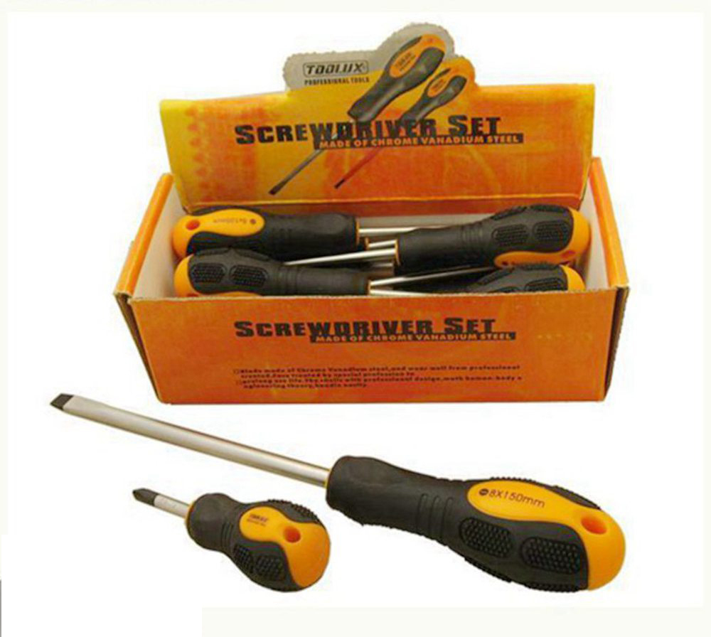 Expert Quality Cr-V Screwdriver Magnetic Tip Philip Slotted 38-300mm