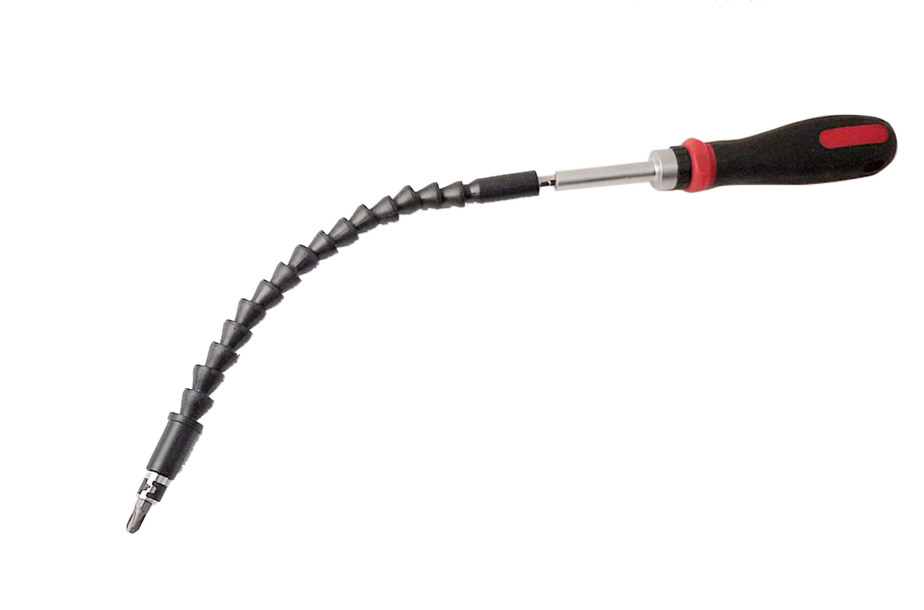 50pc Screw Driver Set:1/4" Dr. 290mm Flexible Extension Bar+Ratchet Handle+Socket+Bits