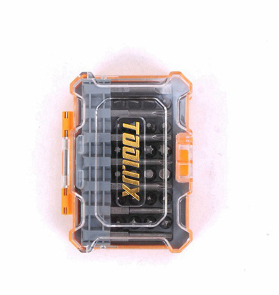 Expert 32pc S2 Steel Screwdriver Bits Set:Torx Phillips Pozi Hex Slotted
