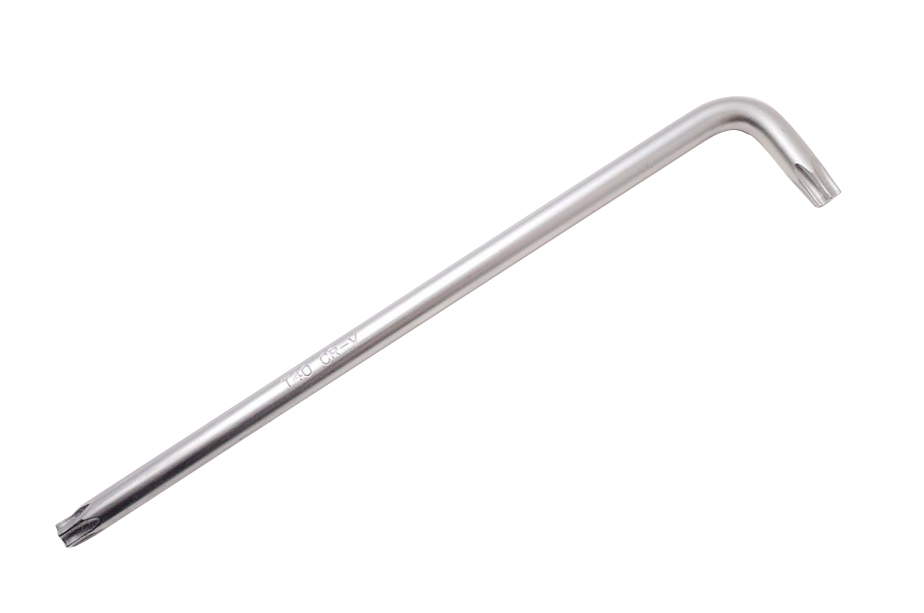 9pc Cr-V Tamperproof L-Type Torx Key Star Driver Extra Long Length
