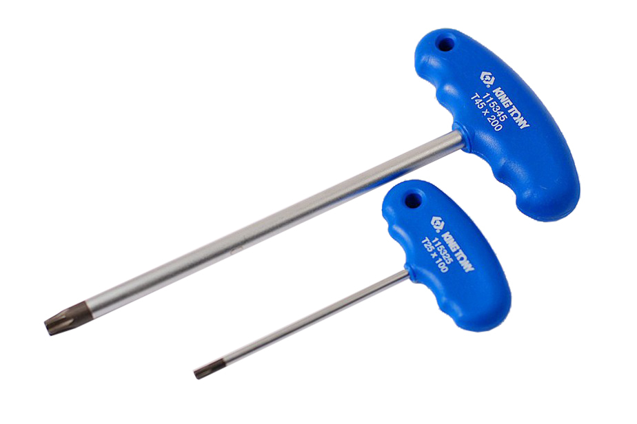 SNCM-V Steel  T-type Torx Torque Star Key Wrench Option:T25, T45