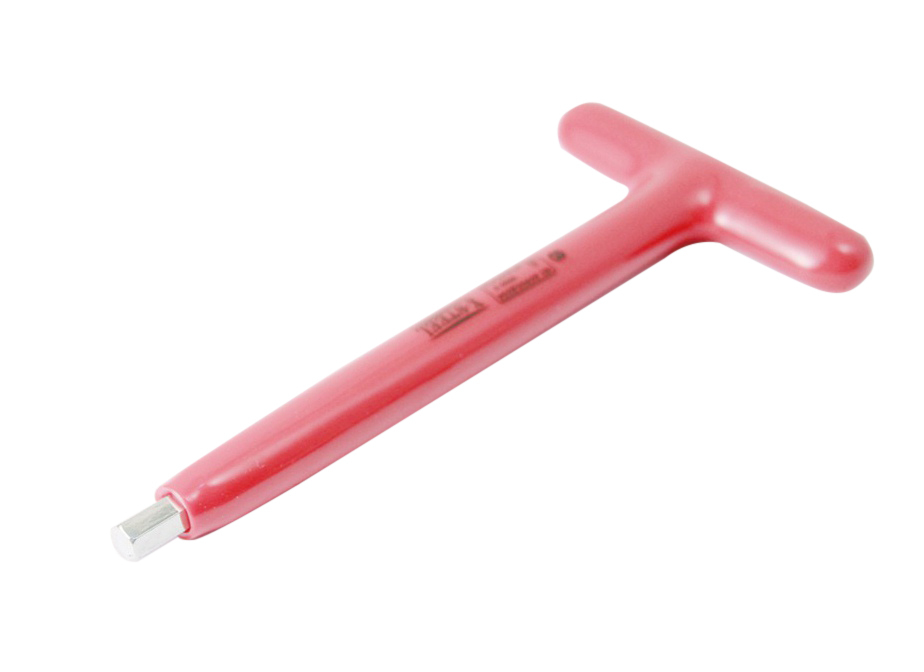 Insulated Electrician VDE 175mmL T-Handle Hex Key Allen Wrench