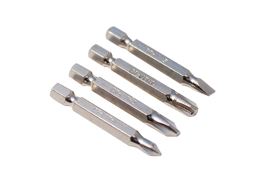 Cr-V Steel Screwdriver Power Bits 50mmL 10pc-pack: Ph1/Ph2/Ph3/F5